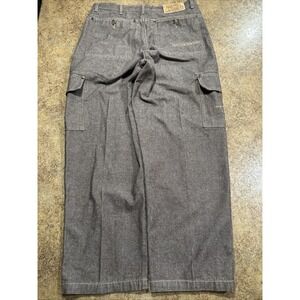 VTG Y2K Damani Dada Jeans 38x31 Cargo Pockets Brown Baggy Wide Leg  Hip Hop